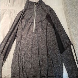 Lulu Lemon grey quarter zip